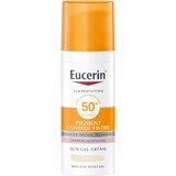 Eucerin PIGMENT CONTROL Emulsione abbronzante viso con effetto depigmentante PIGMENT CONTROL (leggera) SPF 50+, 50 ml