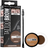 Maybelline New York Tatoo Brow Gel Wenkbrauw Pomade 03 Medium Bruin 4 g