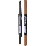 Maybelline New York NY NY Express Brow Satin Duo 01 Dark Blonde Duo Brow Pencil and Powder