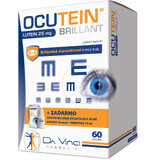 Ocuteïne BRILLANT Luteïne 25 mg - DA VINCI 60 capsules + Sensitive oogdruppels 15 ml gratis