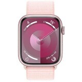 Apple Watch Series 9 GPS Carcasa de aluminio de 45 mm con correa deportiva, rosa