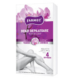 Bandes dépilatoires à l'extrait d'orchidée pour le corps, 7 pièces, Farmec