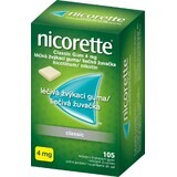 Nicorette ® Classic Gum 4 mg, medicinale kauwgom 105 stuks