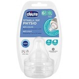 Chicco Perfect 5/Well-Being fysiologische fopspeen voor papfles 6m+ 2 stuks