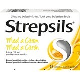 Strepsils honing en citroen 24 tabletten