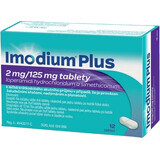 Imodium Plus 2mg/125mg tabletten