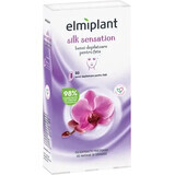 Strisce depilatorie per il viso con olio di seta e orchidea Silk Sensation, 20 strisce+2 tovaglioli, Elmiplant 