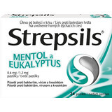 Strepsils Menthol en Eucalyptus 24 tabletten