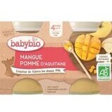 Babybio snack alla frutta con mela, mango 2 x 130 g