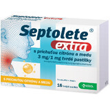 Septolete extra citroen en honing 16 tabletten