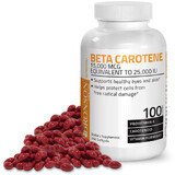 Beta Carotene 25,000IU (15,000 mcg), 100 gélules, Bronson Laboratories