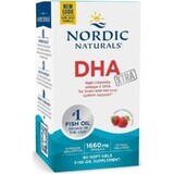 DHA acid Xtra 1660 mg, aardbei, 60 capsules Nordic Naturals