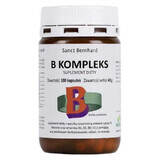 Vitamine B complex (niacine, B1, B2, B6, B12) 100 capsules Sanct Bernhard