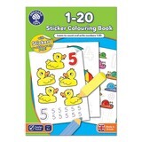 Kleurboek met Engelse activiteiten en stickers, 4 jaar+, Orchard Toys