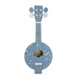 Jucarie din lemn Banjo, +3 ani, Blue, Label Label