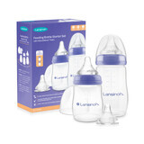 NaturalWave 160 ml + 240 ml fles met speen, Lansinoh