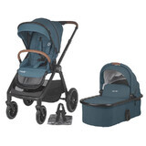 2 in 1 kinderwagen Aspen, tot 22 kg, Ocean Blue, Coccolle