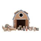 Maison de poupée portable en bois, 2 ans et plus, Little Farm Barn, Little Dutch