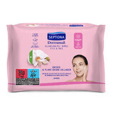 Dermasoft Orchid - Based Collagen Cleansing Wipes, 20 stuks, Septona