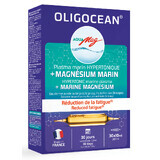 Marien magnesium AquaMag en hypertoon marien plasma, Oligocean, 30 flesjes x 10ml, SuperDiet