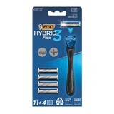 Hybrid Flex3 scheerapparaat voor mannen, 1 stuk, BIC