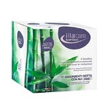 Pietrasanta Pharma Illa Care Bamboo Assorbenti Notte Extra Con Ali, 12 Pezzi