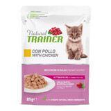 Natvoer met kip voor kittens van 1 tot 12 maanden, 85 g, Natural Trainer