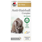 Anti haarbal complex voor katten, 25 zakjes, Doppelherz Pets