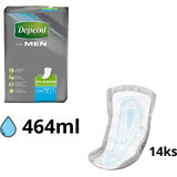 DEPEND FOR MEN 1×14 unidades, compresas para la incontinencia