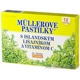 MÜLLER EILAND ZUIGTABLETTEN. KORSTMOS EN VIT. C Suikervrij 1x12 stuks