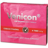 Cobeco lustopwekkende tabletten Venicon Women 1×4 tbl, voor vrouwen