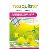 MosquitNo Citronella geurende tafelkleed gewichten 1×4 stuks, afstotende gewichten