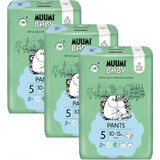 Muumi Babybroekjes 5 Maxi+ 10-15 kg, maandverpakking eco luierbroekjes 1×114st, eco luierbroekjes