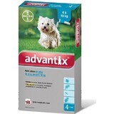 Advantix Spot-on voor honden van 4 tot 10 kg (4 pipetten) 4x1 ml