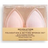 Revolution Conceal & Fix Setting Set 1×1 make-up sponsje