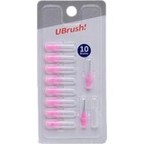 UBrush - interdentale tandenborstel - 0,7 mm roze 1×10 stuks