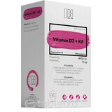 nesVITAMINS Vitamin D3 2000 I.U. + K2 70 μg 1×60 cps, food supplement