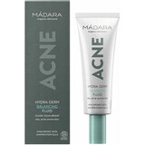 Mádara ACNE Hydra-Derm Balancing Fluid 1×40 ml, light natural moisturizer