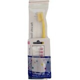 CURAPROX CPS 08 prime refill rosa + CS 5460 1×1 set, cepillos interdentales sin soporte 8 piezas + cepillo de dientes 1 pieza