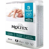 Moltex Pure & Nature Chiloți de scutec stretch Junior 9 -14 kg 1×20 buc, chiloți de scutec