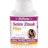 MedPharma Selenium Zink Plus 1×67 tbl, voedingssupplement