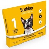 SCALIBOR Beschermende tape 1×1 pc, antiparasitaire kraag 48 cm