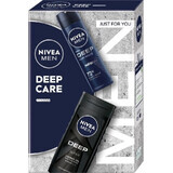 NIVEA MEN BOX DEEP DEO DEEP DEODOR 1×1 Stück, Geschenkpackung