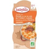 BABYBIO MENU PARSNAP ZUCCA MAMALIGUTA E ANATRA 2X200G