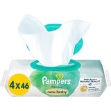 Toallitas Pampers 184pcs (4x46) Harmonie New baby 4×46 pcs, toallitas húmedas