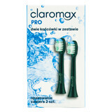 Claromax Pro, puntas de recambio para cepillo dental sónico, 2 piezas