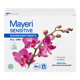 Mayeri Sensitive, vaatwastabletten, 40 stuks