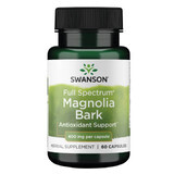 Swanson Full Spectrum Magnolia Bark 400 mg, magnolia bark, 60 capsules