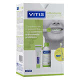 Kit Vitis Ortodontic, apă de gură, 500 ml + pastă de dinți, 100 ml + periuță de dinți, 1 buc