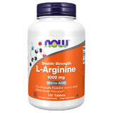 Now Foods L-Arginine, L-Arginine 1000 mg, 120 vegetarische tabletten